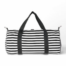 Stylish Black Stripes on White