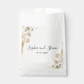 Stylish Bohemian Wedding with Soft Beige and Yello フェイバーバッグ (正面)