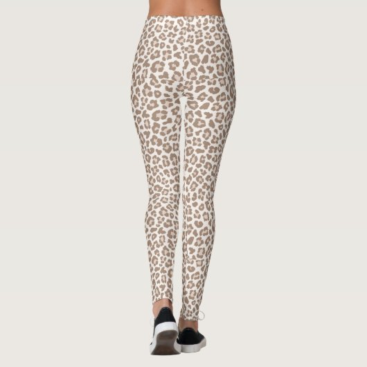 Stylish & Bold Leopard Print For Yoga レギンス (裏面)