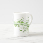 Stylish Bone China Mug with Bold Graphic Art ボーンチャイナマグカップ (正面右)
