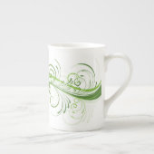 Stylish Bone China Mug with Bold Graphic Art ボーンチャイナマグカップ (右)
