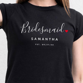 Stylish Bridesmaid Wedding Tシャツ
