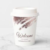 Stylish Bronze Business Event Party 紙コップ (正面)