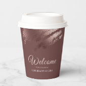 Stylish Bronze Business Event Party 紙コップ (正面)