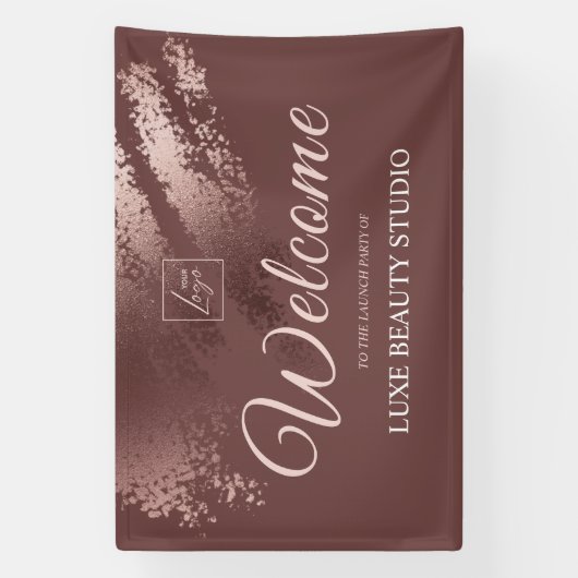 Stylish Bronze Special Event Launch Party Welcome 横断幕 (縦)