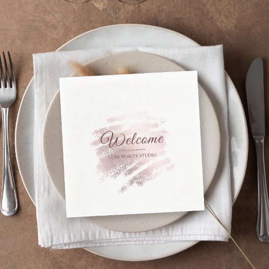 Stylish bronze special event party decor スタンダードランチョンナプキン