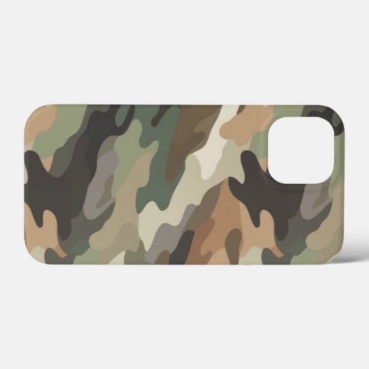 Stylish Camouflage Design Protective Case-Mate iPhoneケース (裏面 (横))