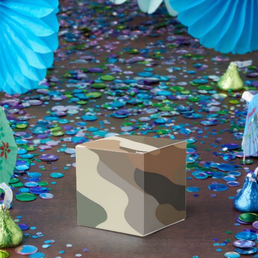 Stylish Camouflage Pattern Classic Favor Boxes フェイバーボックス (パーティー)