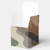 Stylish Camouflage Pattern Classic Favor Boxes フェイバーボックス (オープン)