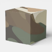 Stylish Camouflage Pattern Classic Favor Boxes フェイバーボックス (裏面サイド)