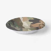 Stylish Camouflage Pattern Disposable Party Bowls ペーパーボウル (傾斜あり)