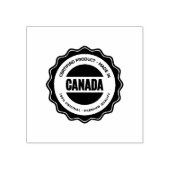 Stylish Canada Word Printed Deep Purple Ink Handle ラバースタンプ (インプリント)
