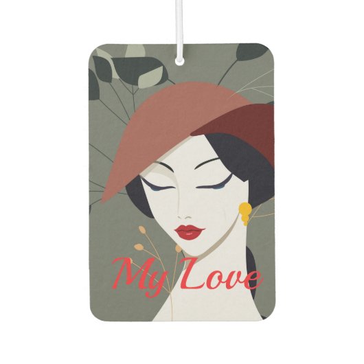 Stylish Car Hanging Fragrance Accessory カーエアーフレッシュナー (正面)