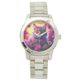 Stylish cat watch for cat's lovers 腕時計