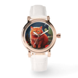 Stylish cat watch for cat's lovers 腕時計