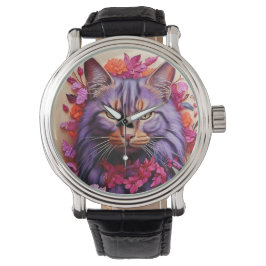 Stylish cat watch for cat's lovers 腕時計