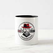 Stylish Ceramic Coffee Mug ツートーンマグカップ (中央)