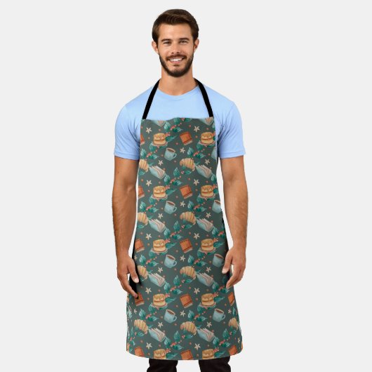 Stylish Chef Apron エプロン (着用した状態)