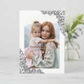 Stylish Cherish Flower Girl Lace Corner Photo (スタンド正面)