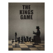 Stylish Chess "The Kings Game" Design ポスター (正面)