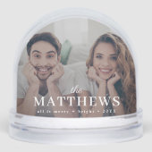 Stylish Christmas | Minimal Fun Couple Photo (正面)