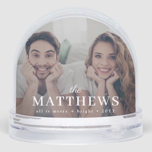 Stylish Christmas | Minimal Fun Couple Photo (裏面)