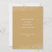 Stylish Christmas Tree Ornaments シーズンカード (裏面)