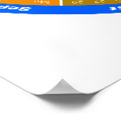 Stylish Circular 2011 Calendar ポスター (角)