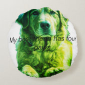 Stylish Comfort with Custom Round Pillows ラウンドクッション (裏面)