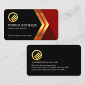 Stylish Creative Arrowheads Business Owner 名刺 (正面/裏面)