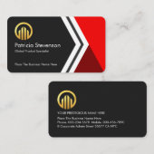 Stylish Creative Arrows Business Owner 名刺 (正面/裏面)