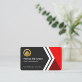Stylish Creative Arrows Business Owner 名刺 (スタンド正面)