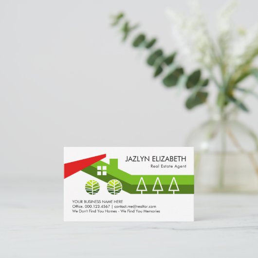 Stylish Creative Building Home Landscape 名刺 (スタンド正面)