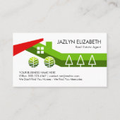 Stylish Creative Building Home Landscape 名刺 (正面)