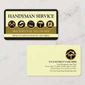 Stylish Creative Handyman Tools Icon Layer 名刺 (正面/裏面)