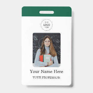 Stylish Custom Company Employee Photo Badge バッジ