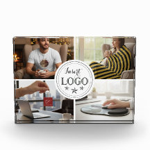 Stylish Custom Five Photo Personalized Photo Block