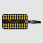 Stylish Custom Luggage Tag for Professionals ラゲッジタグ (正面横)