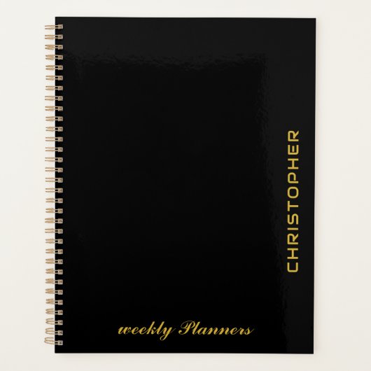 Stylish Custom Text Planner Customizable for You プランナー手帳 (正面)