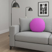 Stylish Cute and Elegant Abstract Hot Pink Pattern ラウンドクッション