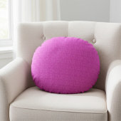 Stylish Cute and Elegant Abstract Hot Pink Pattern ラウンドクッション