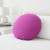 Stylish Cute and Elegant Abstract Hot Pink Pattern ラウンドクッション