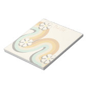 Stylish Cute Trendy Girly Retro Simple ノートパッド (回転)