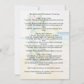 Stylish Cute tropical Margarita Cocktail Glasses  招待状 (裏面)