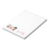 Stylish Cute Unique Trendy Simple  ノートパッド (回転)