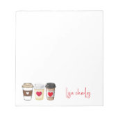 Stylish Cute Unique Trendy Simple  ノートパッド (正面)