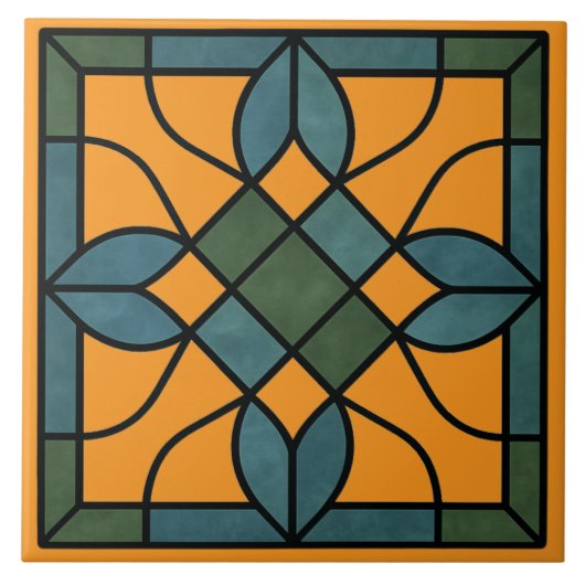 Stylish Decorative Glass-Look タイル (正面)