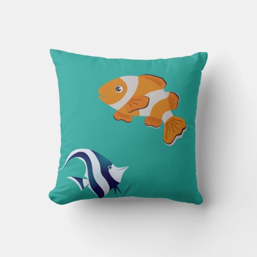 Stylish Decorative Throw Pillow – Modern Chic Desi クッション (正面)