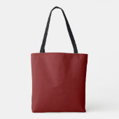 Stylish Deep Red Personalized  トートバッグ (裏面)