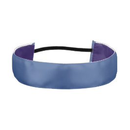 Stylish Denim Blue Athletic Headband for Women アスレチックヘッドバンド